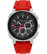 Klockarmband Michael Kors MK8552 Silikon Röd 26mm