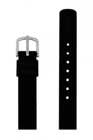 Klockarmband Picto 0112S Silikon Svart 12mm