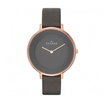 Klockarmband Skagen SKW2216 Läder Grå 14mm
