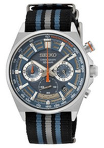 Klockarmband Seiko SSB409P1.8T63-00T00 Nylon/perlon Bi-färg 22mm