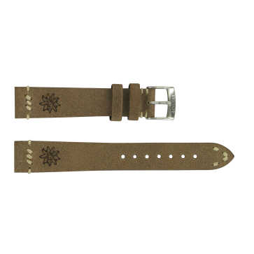 Klockarmband Tissot T600038292 Läder Brun 16mm