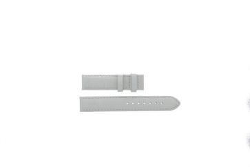 Tissot klockarmband T050.207.A Lady Heart Dressport - T610029084 / T050.217.A / T906.217.A Krokodil läder Vit 16mm + sömmar vitt