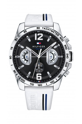 Klockarmband Tommy Hilfiger TH-320-1-14-2380-WIT Plast Vit 22mm