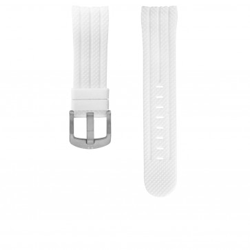 TW Steel klockarmband TWB149 Silikon Vit 24mm