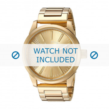 Klockarmband Diesel DZ1761 Stål Guldpläterad 24mm