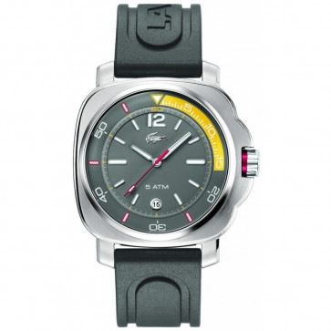 Lacoste klockarmband 2010419 / LC-29-1-14-0128 Läder Brun 22mm + sömmar vitt