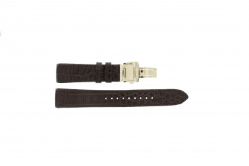 Klockarmband Seiko 5D88-0AA0 / SRX004P1 / 4A072JL / 4A071KL Krokodil läder Brun 21mm