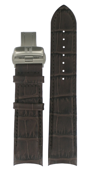 Tissot klockarmband T610028596 Läder Brun 22mm