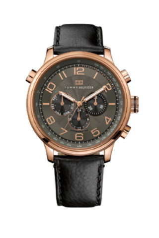 Tommy Hilfiger klockarmband TH-145-1-34-1051-TH1790766 Läder Svart + sömmar svart