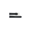Klockarmband Universell 394.01.05 Läder Svart 20mm