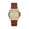 Klockarmband Armani AR11331 Läder Brun 18mm