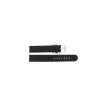 Klockarmband Universell E113 Läder Svart 16mm
