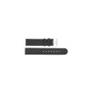Klockarmband Universell E100 Läder Svart 16mm