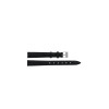 Klockarmband Universell C015-XL Läder Svart 12mm