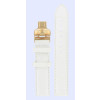 Klockarmband Tissot T600029846 Läder Vit 16mm