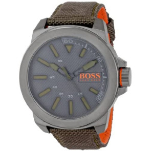 Klockarmband Hugo Boss Orange 659302530 / HB.221.1.34.2626 / 1513009 Läder/Textil Polykromi 24mm