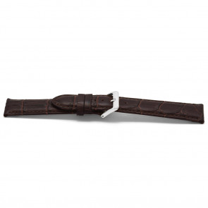 Klockarmband Läder brunt 14mm EX-D348