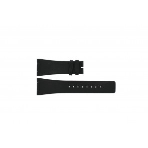 Klockarmband Boccia 3541-02 Läder Svart 27mm