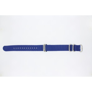 Klockarmband Universell 409.05.22 Textil Blå 22mm