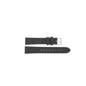 Klockarmband Universell 41698-01-20 Vegansk ananas Svart 20mm