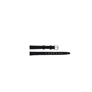 Klockarmband Universell B105 Läder Svart 10mm