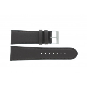 Klockarmband Universell 61215B.27.26 Läder Mörk brun 26mm