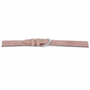 Klockarmband Universell E753 Läder Rosa 16mm
