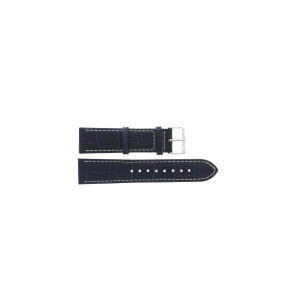 Klockarmband Universell 808.05.20 Läder Blå 20mm