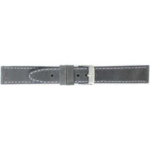 Klockarmband Universell 815.07.22 Läder Grå 22mm