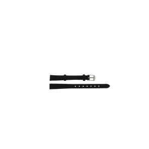 Klockarmband 823.01.10 Läder Svart 10mm + sömmar svart