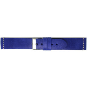 Klockarmband Universell 845.16.22 Läder Blå 22mm