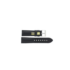 Klockarmband Universell 91550.01.22.C Krokodilskinn Svart 22mm