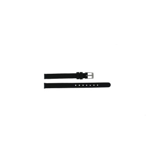 Klockarmband Universell A113 Läder Svart 8mm