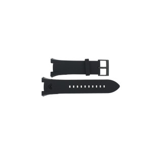 Armani klockarmband AX-1050 Silikon Svart 14mm