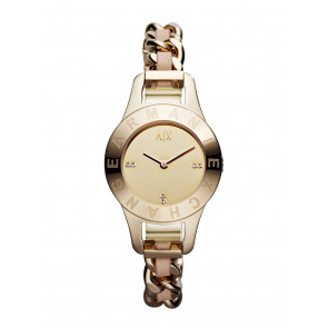 Klockarmband AX4145 Stål Guldpläterad 8mm