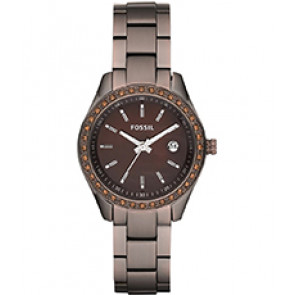 Klockarmband Fossil ES3022 Rostfritt stål Brun 14mm