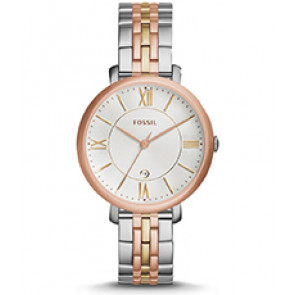 Klockarmband Fossil ES3844 Rostfritt stål Bi-färg 14mm