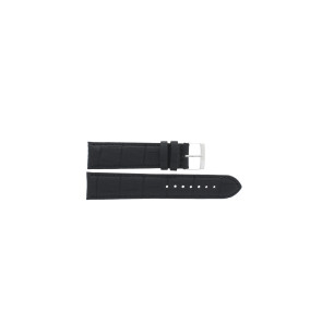 Klockarmband Universell G156Z Läder Svart 20mm