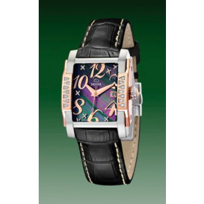 Klockarmband Jaguar J648-4 Läder Svart