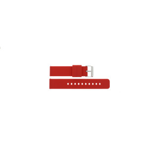 Klockarmband Universell JD417.06 Silikon Röd 20mm