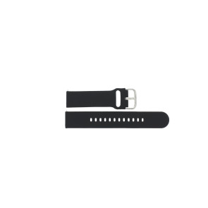 Klockarmband Universell JD437 Silikon Svart 20mm