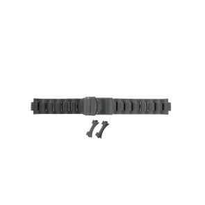 Klockarmband Seiko 4R35-01N0 / SRPA73K1 / M0FP71BN0 Stål Svart 21mm