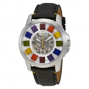 Klockarmband Fossil ME3116 Läder Svart