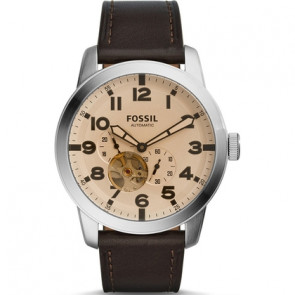 Klockarmband Fossil ME3119 Läder Svart 22mm