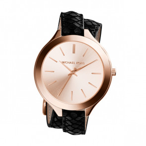 Klockarmband Michael Kors MK2322 Läder Svart 12mm