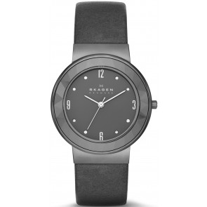 Klockarmband Skagen SKW2224 Läder Grå