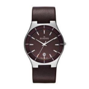 Klockarmband Skagen SKW6038 Läder Brun