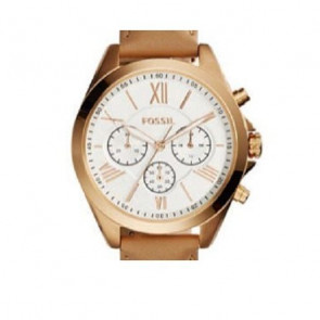Fossil klockarmband BQ3003 Läder Brun + sömmar brun