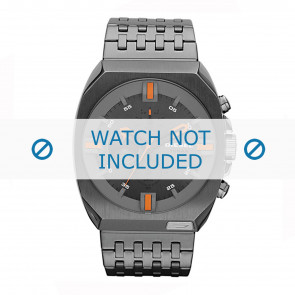 Diesel klockarmband DZ4264 Rostfritt stål Ilverfärgad 27mm