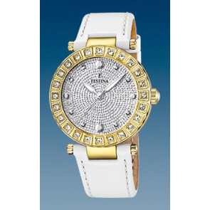 Klockarmband Festina F16646/5 Läder Vit